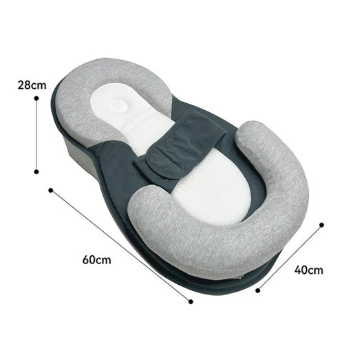 Ergonomic support cushion measurements, 60 by 40 by 28 cm