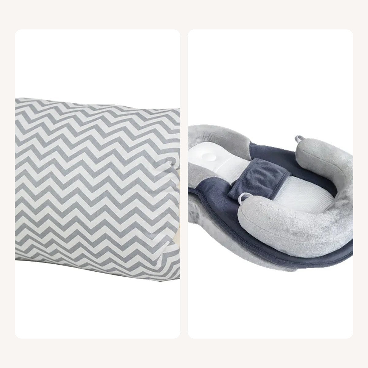 Nursing arm pillow together with the ergonomic cushion